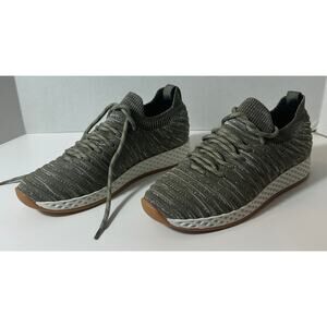Urban Sport by J/Slides Knit Sneakers Olive Green Size 8.5 NIB